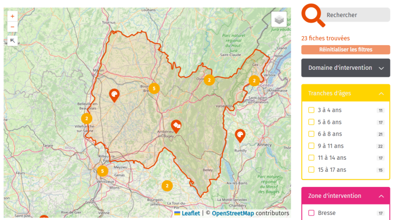 Atlas des loisirs
